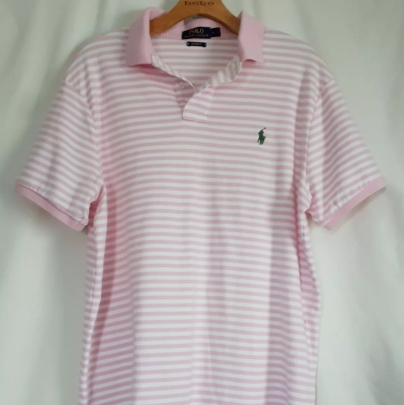 Polo by Ralph Lauren Other - 👔Polo Ralph Lauren Pink Custom Fit Polo Sz L